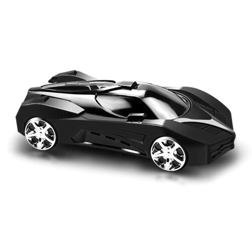 Mouse ottico con luce LED, simpatico mouse a forma di auto con modalità di sospensione automatica e ricevitore USB per Windows, Mac e Linux. Facile