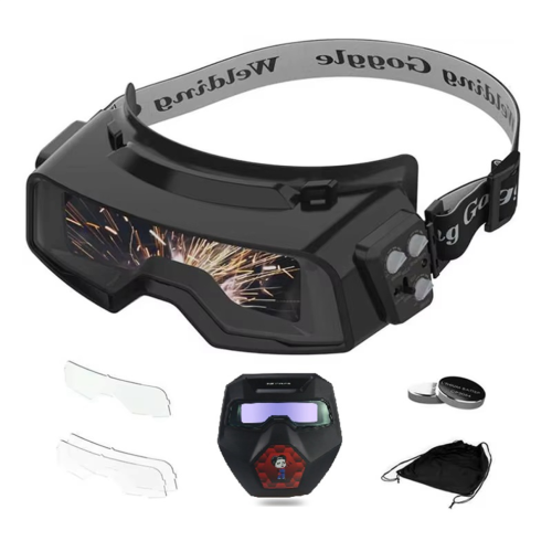 New Auto-Dimming Welded Head Goggles,4/5-9/9-13