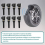 8 st TPMS däcktryckssensorer för 2