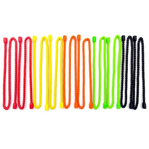 18Inch Silicone Cable Ties-Reusable Twist Ties Bendable Cable Ties