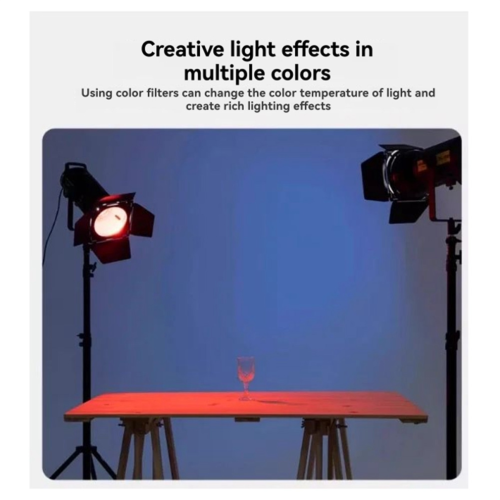 Barn Door Reflector Honeycomb Grid Photography Lighting Kit 2