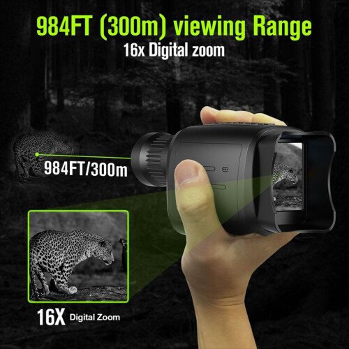 Monocular Night Vision Device 16X Digital Zoom 1080P Camera 2