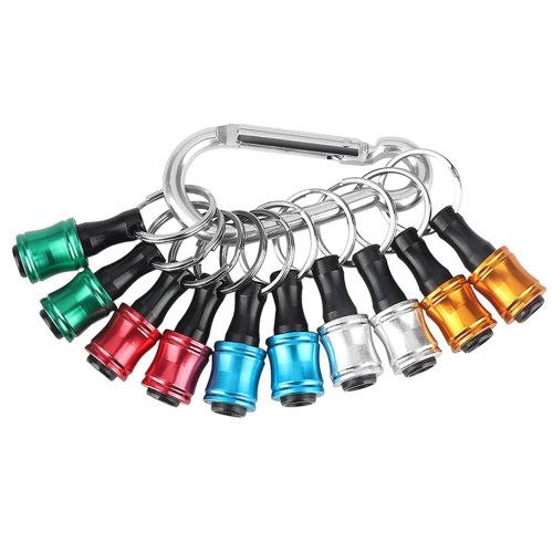 10PCS 1/4Inch Hex Shank Screwdriver Bits Extension Bar Keychain Screw 1