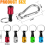 10PCS 1/4Inch Hex Shank Screwdriver Bits Extension Bar Keychain Screw 4