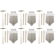 Kalimba-DIY-Kit mit 17 Tasten, Daumenklavier-Ersatzteile inklusive Tastenbrücke