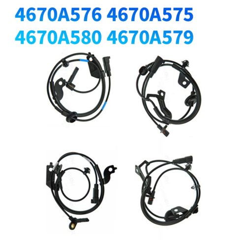 4pcs Front+Rear Wheel Speed Sensor 4670A576 4670A575 for 2