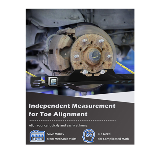 Wheel Alignment Tool Kit 2Pcs, Heavy Duty Toe Alignment Tool Plates 2