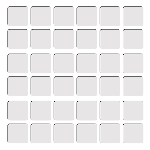 12 Pcs Sublimation Square Coaster Blanks Blank MDF Cork Coasters