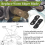 -007 7-1/2in Edge Hog Heavy Duty Edger για μαύρο & 2PCS 4
