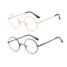 Blue Light Blocking Glasses for Women and Men, Retro Round Metal Frame, Stylish Eyewear for Computer