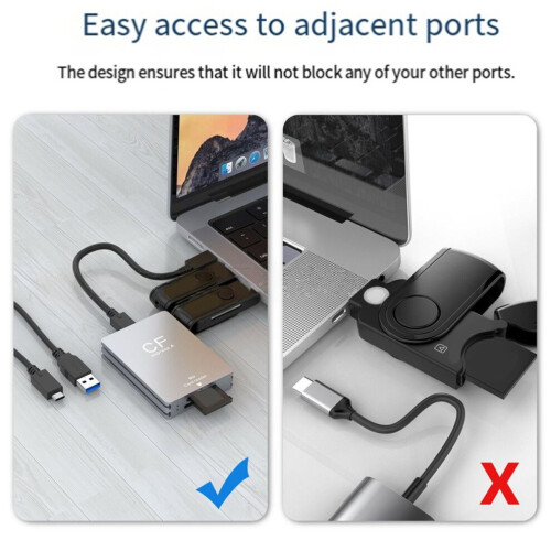 2 in 1 CFexpress Type B SD Card Reader USB3.2 10Gbps Dual Slot 1