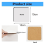 12 Pcs Sublimation Square Coaster Blanks Blank MDF Cork Coasters 4