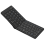 Foldable Bluetooth Keyboard, Folding Keyboard for Mobile Phones 1