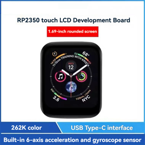 RP2350 Microcontroller Dual-Core ARM Touch LCD Development Board 2