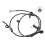 Left Right ABS Wheel Speed Sensor for XD 08-09 4