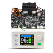 Convertidor reductor-elevador de CC CNC XY3607FS, 7 A, 252 W, potencia de laboratorio