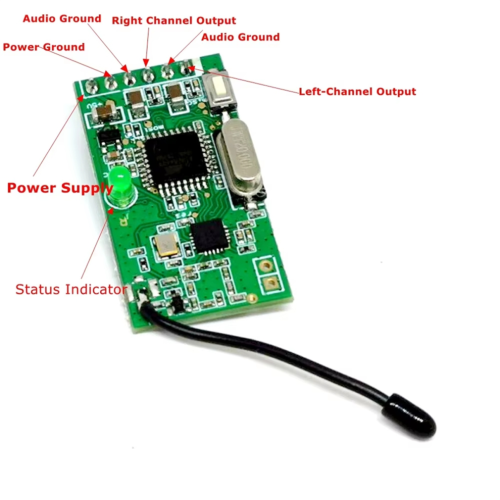 Drahtloses digitales Audio-Transceiver-Modul, Sender, WLAN-Lautsprecher 1