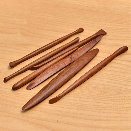 Handmade Pottery Clay Tools Set-Wood Clay Carving Tools, 1