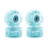 8 Piece Glitter Light Up Roller Luminous Skate Wheel Blue 3