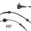 Car Fornt Left + Right Wheel Speed ABS Sensor for 3