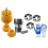 Electric Drill Compatible PVC Pipe Threader Kit with Various Die Size 1
