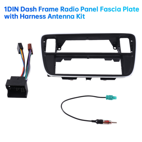 Single Din Car Dash Frame Radio Panel Fascia Plate Up 1