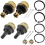 4 Pcs Upper/Lower A-Arm Knuckle Ball Joint Kits for TRX420 1