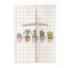 Torchon décoratif à motif succulentes, qualité inspirée de la fabrication américaine, coutures boutonnières solides, entretien facile, idéal