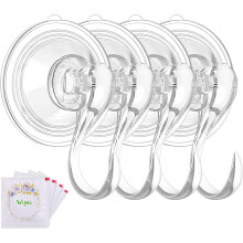 Support de couronne, crochets à ventouse écologiques et esthétiques, ventouse réutilisable pour une utilisation intérieure et extérieure,
