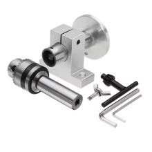 Live Lathe Center Head With Chuck Diy Accessories For Mini Lathe