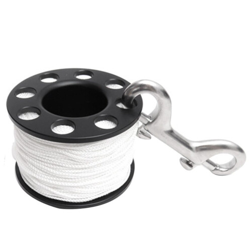Dévidoir de plongée sous-marine 50M avec hameçon double
