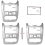 7 INCH Adapter CD Panel Trim Kit for 2010-2013 LHD 2
