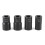 Wheel Lock Removal Kit, Spline Lug Nut Socket Set Solid & Reliable Impact Nut Extractor Tools Compatible w/ 1/2 Inch Drive Wrenches 6