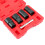 Wheel Lock Removal Kit, Spline Lug Nut Socket Set Solid & Reliable Impact Nut Extractor Tools Compatible w/ 1/2 Inch Drive Wrenches 2