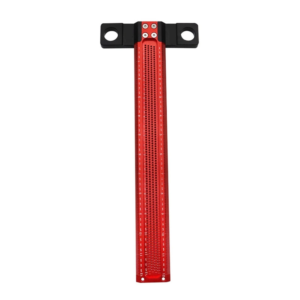6/12 Inch Woodworking Gauge Ttype Square Hole Gauge Ruler Strikethrough Line Drawing Marking Gauge Carpenter Measuring Tool (12 Inch) 1 Uk 12 Inch 9365049627290
