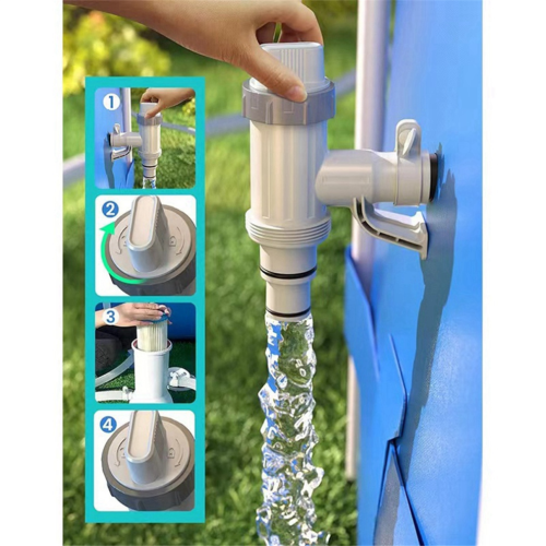 Adaptador de manguera para piscina elevada (2 unidades) 2