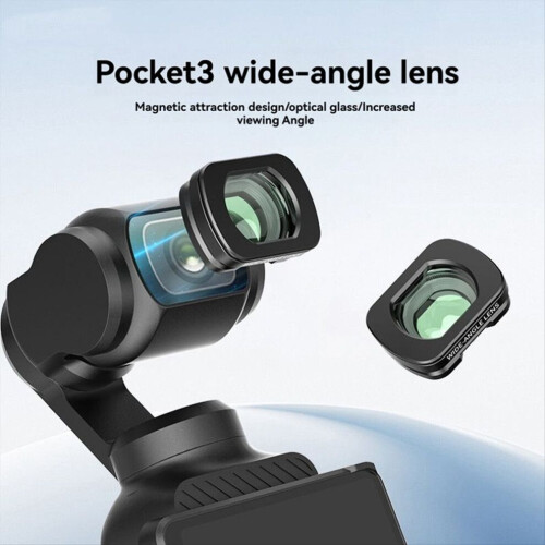 Magnetic Enlarged Wide-Angle Filter for Pocket 3 Accessories 2