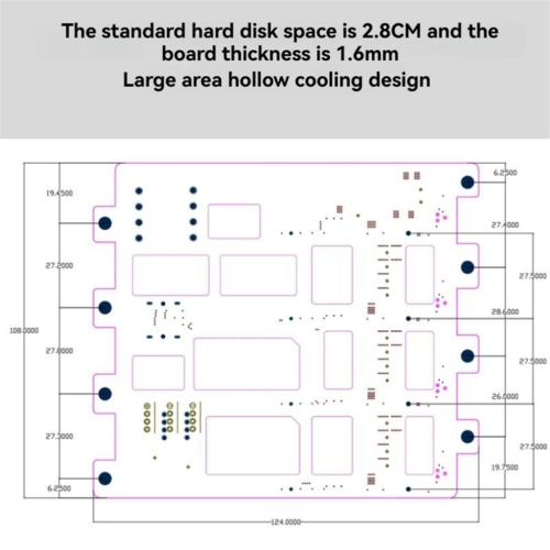 SAS/SATA Hard Disk Backplane for Nas Storage Server 2