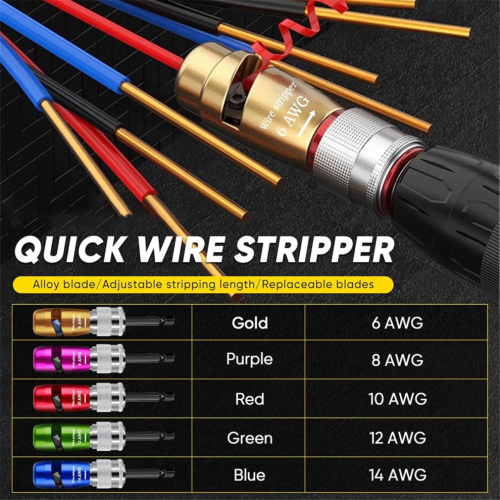 Wire Stripping Tool & Wire Twisting Connector Set,Wire Twister Tool 1