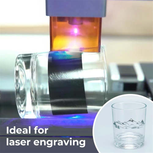 Lasergraveringspapper, 4 st laserfärgat papper med 2
