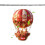 Tentures de vitrail, ballons à Air chaud, décorations de-SCG0971 1