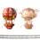 Tentures de vitrail, ballons à Air chaud, décorations de-SCG0971 2