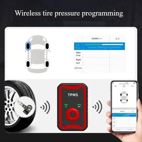 Προγραμματιζόμενοι αισθητήρες TPMS 2 σε 1 433MHz+315MHz για εργαλε 2