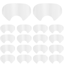 Copertura protettiva per lente rimovibile, visiera protettiva per maschera respiratoria.