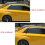 Car Rear Triangular Window Louvers Shutters for Carbon Fiber 4