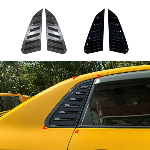 Car Rear Triangular Window Louvers Shutters for Carbon Fiber 1