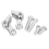 1 inch Adjustable Rear Lowering Kit Aluminum for Dyna 95-05 3