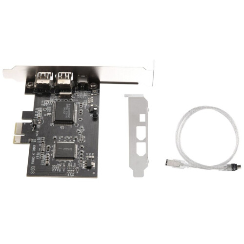 Scheda FireWire PCI-E PCI Express, con cavo FireWire, per video, ecc.