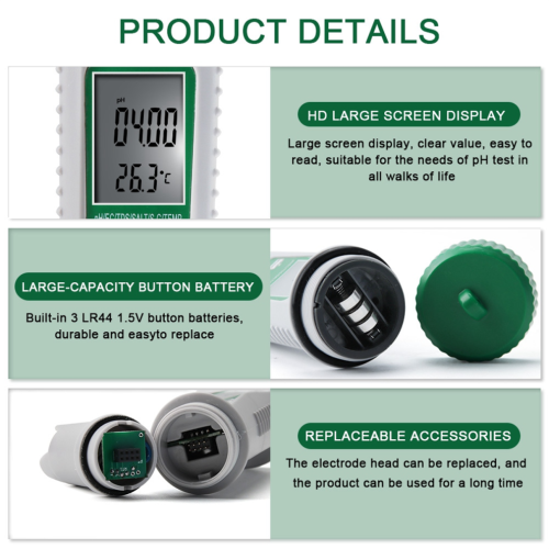 Versatile Digital PH Meter 6-in-1 for Water Quality Testing 1