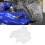 Cubierta protectora para faros de motocicleta, protector de luz para 2